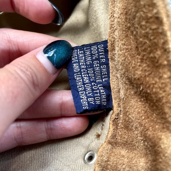 Polo by Ralph Lauren Hunter Brown Genuine Suede Leather Pants - Size 30 - Picture 9 of 14